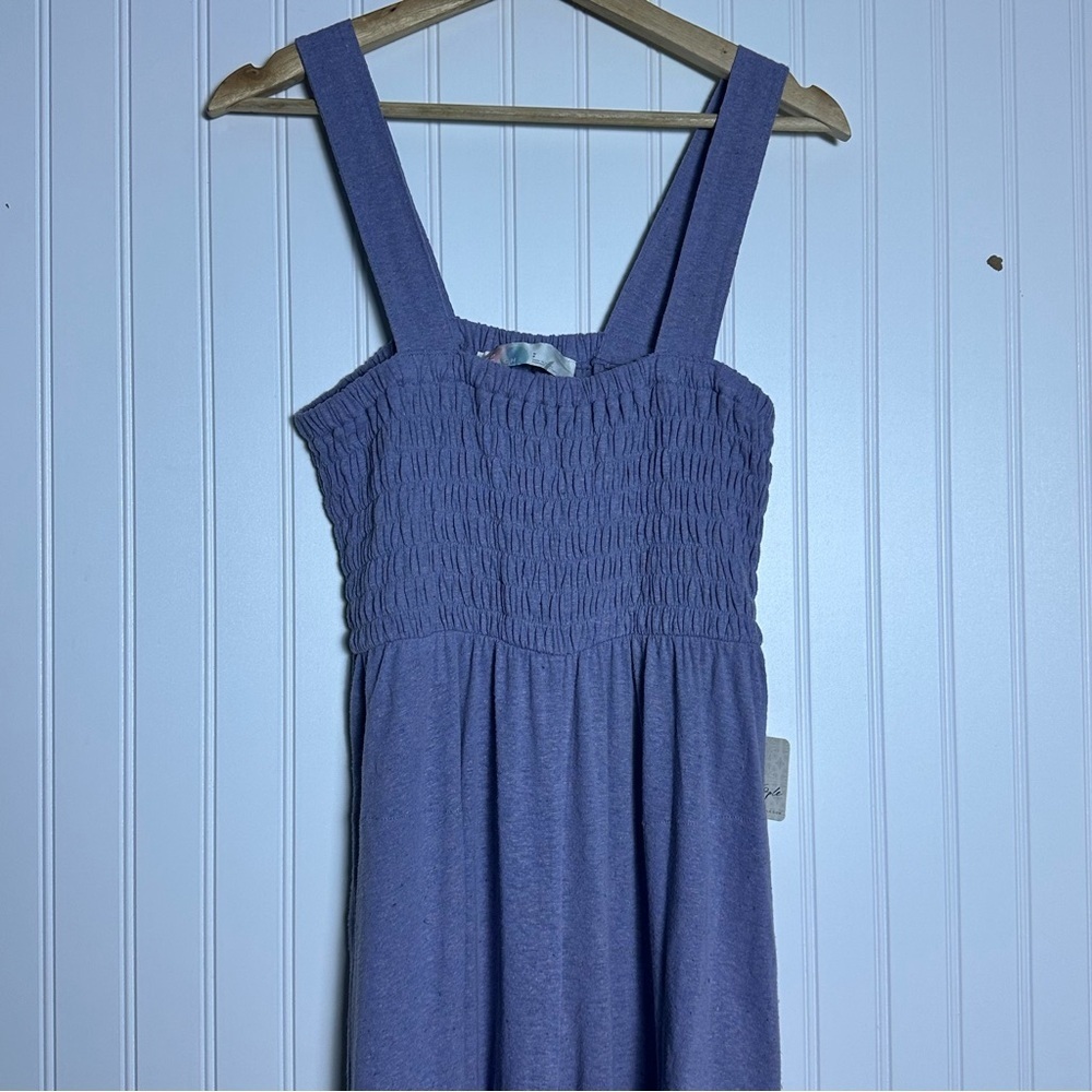 Free People Beach Homecoming Jumpsuit in a linen-blend fabrication S Wide Leg - Picture 6 of 10
